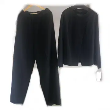 루루코 포멀 노카라 수트 셋업 9호 블랙