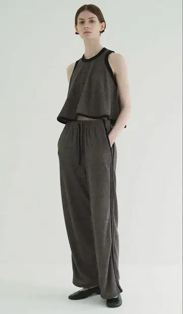 PILE FLARE TANK TOPS,PILE LINE PANTS