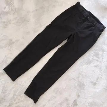 빅 사이즈 XL GU 슈퍼 스트레치 데님 레깅스 팬츠 블랙