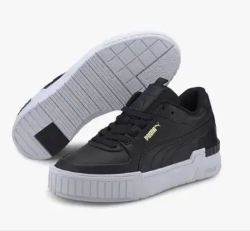 PUMA 푸마 CALI 스니커즈 블랙/화이트 24cm