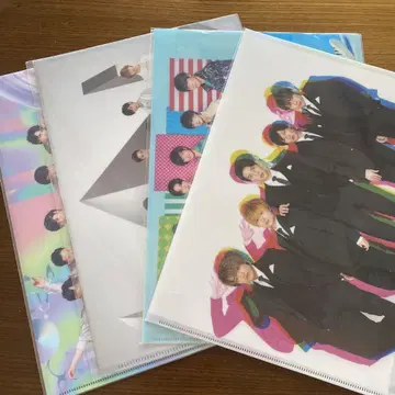 SnowMan 우주six 클리어 파일 4매 세트