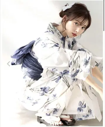 Dita 유카타 교토의 수묵화 수선 여성 유카타 기모노