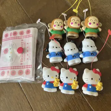 산리오 키티 포차코 오사루노 몬키치 피규어