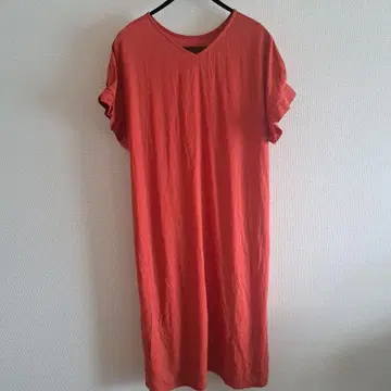 오리가미 턱 린넨 원피스