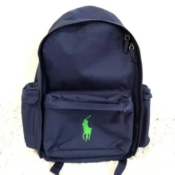 새상품급 RALPH LAUREN 랄프 로렌 백팩 로고 자수 네이비