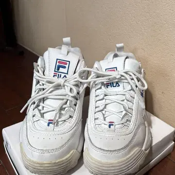 휠라 FILA 통굽 스니커즈 화이트 스테디셀러 23cm