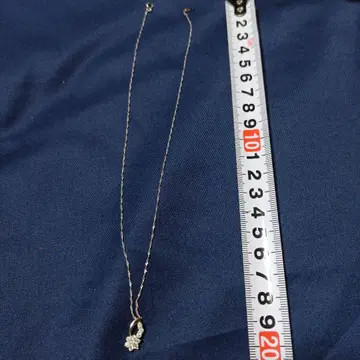 실버 925 꽃 모티브 목걸이