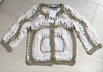 [ ZARA ] [ 크로셰 가디건 ] [ 새상품 ]