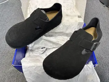 BIRKENSTOCK London/런던 스웨이드 가죽 블랙 26