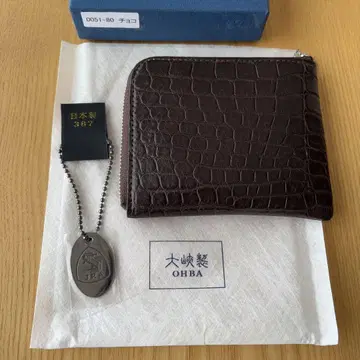 오오바 제혁 가죽 프래그먼트 케이스 초코