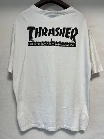 THRASHER 화이트 티셔츠 L 사이즈