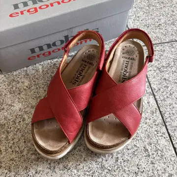 메피스토 모빌스 컴포트 샌들 레드 샌들 35