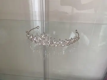 실버 크리스탈 티아라