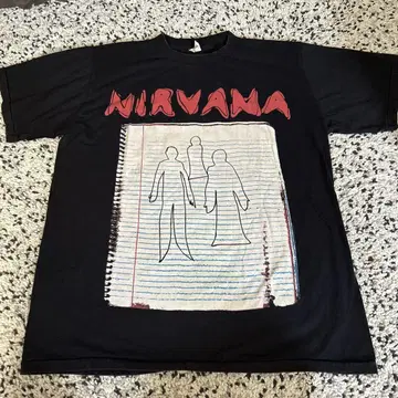NIRVANA 고스트 노트 반팔 티셔츠 L 사이즈 닐바나