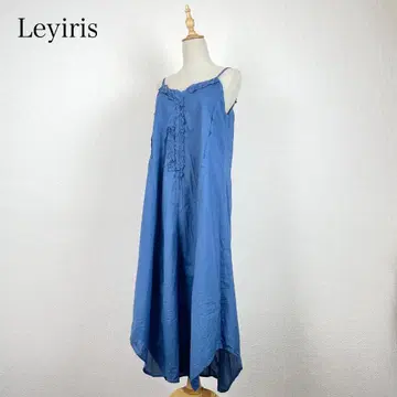 Leyiris 캐미 원피스 슬리브리스 프릴 일본제
