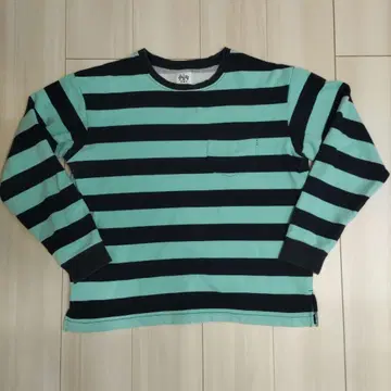 BLUCO WORK GARMENT 보더 긴팔 셔츠 L 사이즈