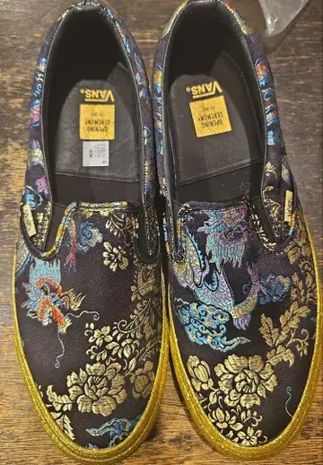 VANS 꽃무늬 자수 슬립온