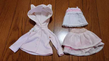 인형 옷 MDD용 고양이 귀 후드티