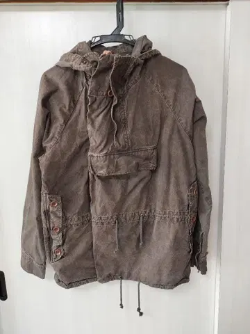 paul smith JEANS 브라운 후드 부착 모즈 코트