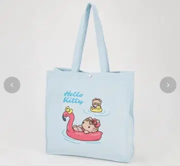 키티 아베일 태닝 키티 토트백 토트 키티 플라밍고