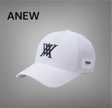 완판템 새상품 ANEW 화이트 로고 캡 S 사이즈