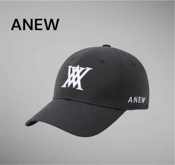 새 상품 택 포함 ANEW 로고 캡 블랙 인기 상품 S 사이즈