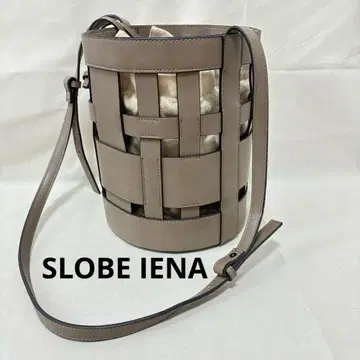 SLOBE IENA 바스켓 숄더백 캔버스 버킷 백