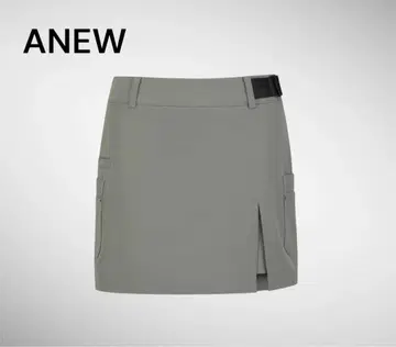 완판템 택 포함 새상품 ANEW 여성용 스커트 카키 XXS 사이즈