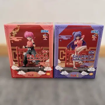 란마 1/2 란마 샴푸 피규어 2체 세트