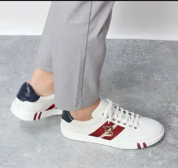 BALLY WILSY 천연 가죽 스니커즈 US38.5 박스 포함