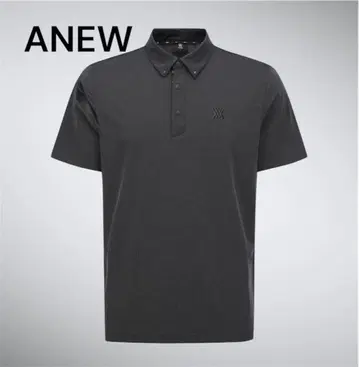 완판템 택 포함 새상품 L 사이즈 ANEW 남성용 피케 셔츠 그레이