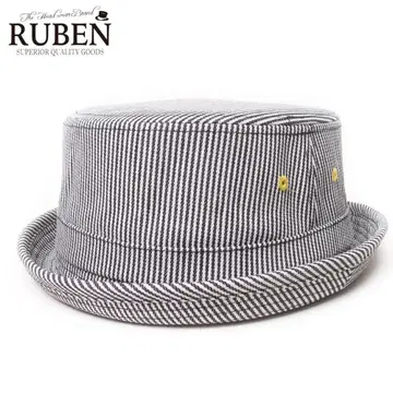 새상품 RUBEN 루벤 히코리 데님 포크파이 햇