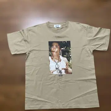 High Life 2Pac 프린트 티셔츠 XL 베이지