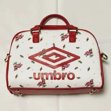 [UMBRO x Casselini] 2WAY 프린트 미니 보스턴 레드