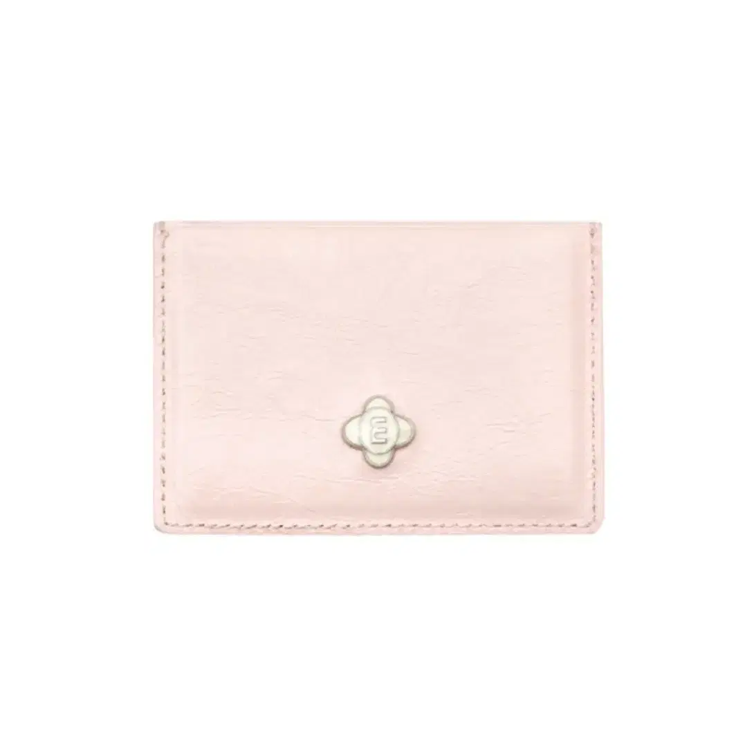 【THE MUSEUM VISITOR】L LOGO CARD WALLET ◇THE MUSEUM VISITOR◇ L LOGO CARD WALLET SILVER METAL LOGO
