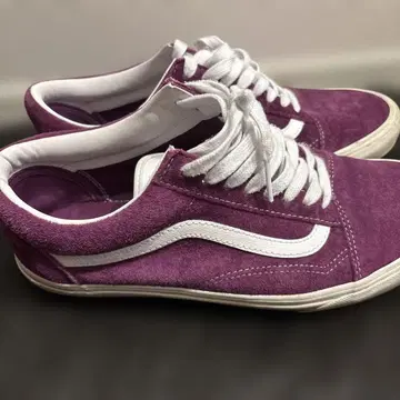Vans 퍼플 스웨이드 스니커즈 10.0