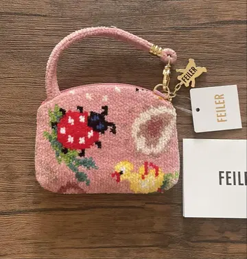 완판템 페일러 하이지 페이즐리 치카자와 레이스 가게 사이드 파우치 핑크