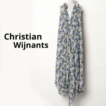 여름 리조트 크리스천 와이난츠 실크 드레스 원피스 Wijnants