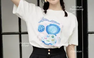 AnnMiru 아이스크림 티셔츠