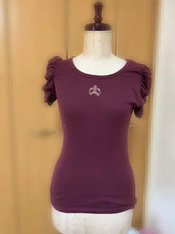 [ 고스로리 / 최종 가격 ] MIHO MATSUDA 퍼프 슬리브 티셔츠