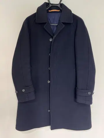 [ SCYE BASICS ] 네이비 스텐 칼라 코트