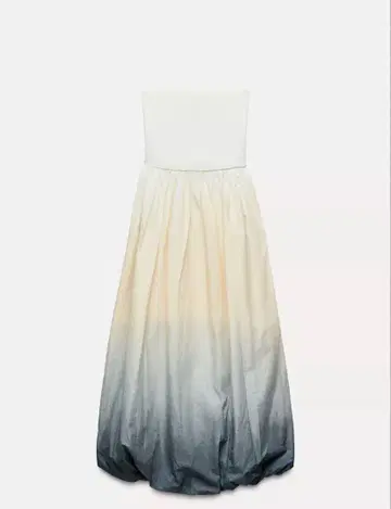 ZARA 타이다이 콤비 원피스 S size