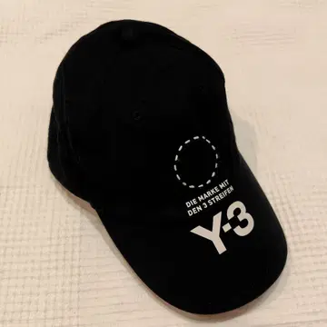 Y-3 캡 블랙