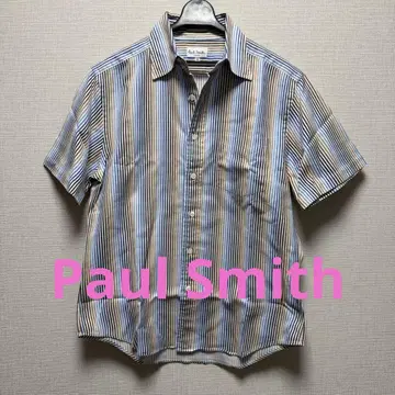 [컨디션 최상] Paul Smith 폴스미스 반팔 셔츠 스트라이프 M