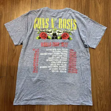 Guns N' Roses 2022 회장 한정 투어 티셔츠 건즈 앤 로지스