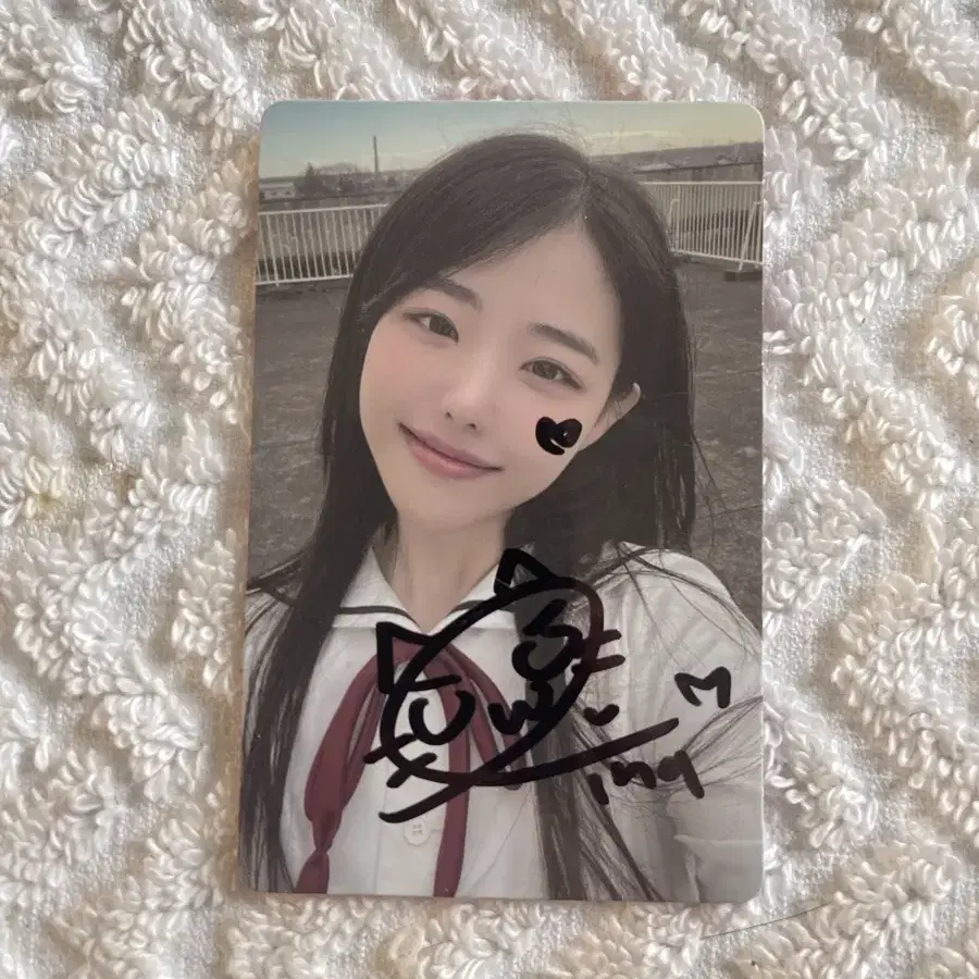 qwer Hina sign Manito photocard #hina,#qwer,#qwer포카,#qwer