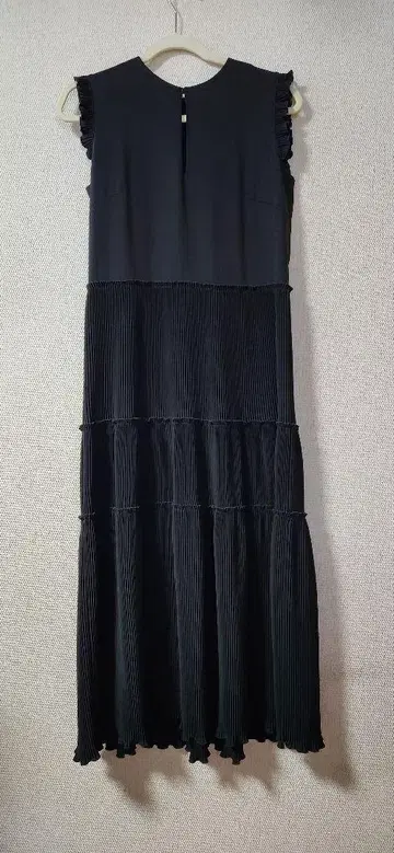 [ 새상품급 ] Demi-Luxe BEAMS 플리츠 원피스 38 블랙
