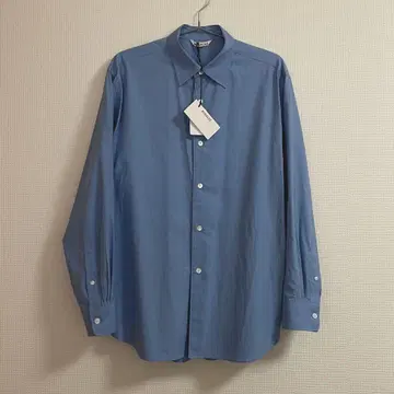 AURALEE WASHED FINX TWILL SHIRT