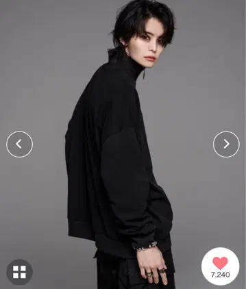 ADRER 긴팔 링 지퍼 미사용 새상품 후드티 블루종