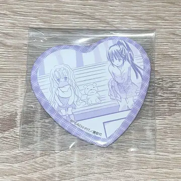 캐릭캐릭 체인지 프린세스 카페 하트 캔뱃지 마시로 리마 후지사키 나데시코